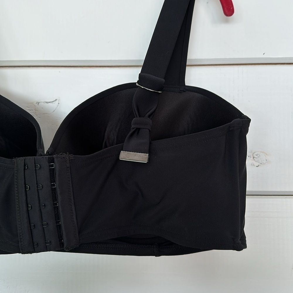 Swimsuits For All Underwire Balconette Bikini Top NEW Black Size 20 E/F - Picture 11 of 13